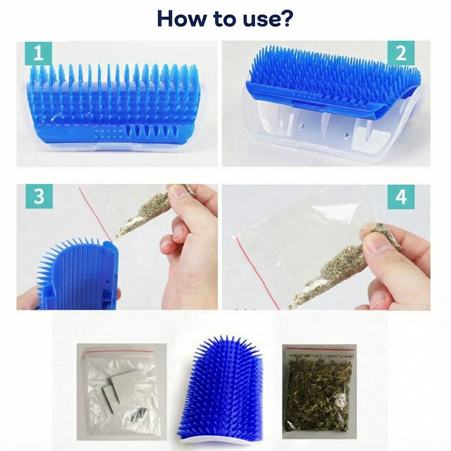 Scratchy™ - The ideal brush for busy cat owners