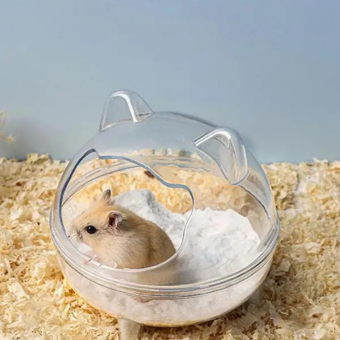 MiniDome™ - Hygienic, tidy and leak-proof sand baths for your hamster