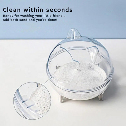 MiniDome™ - Hygienic, tidy and leak-proof sand baths for your hamster