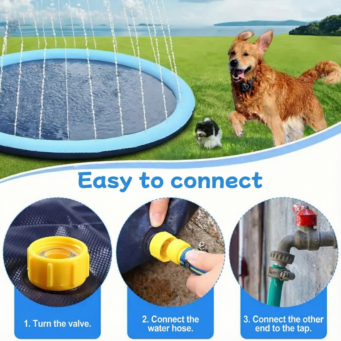 Sprinkly™ – The ideal cooling device and play equipment in one!