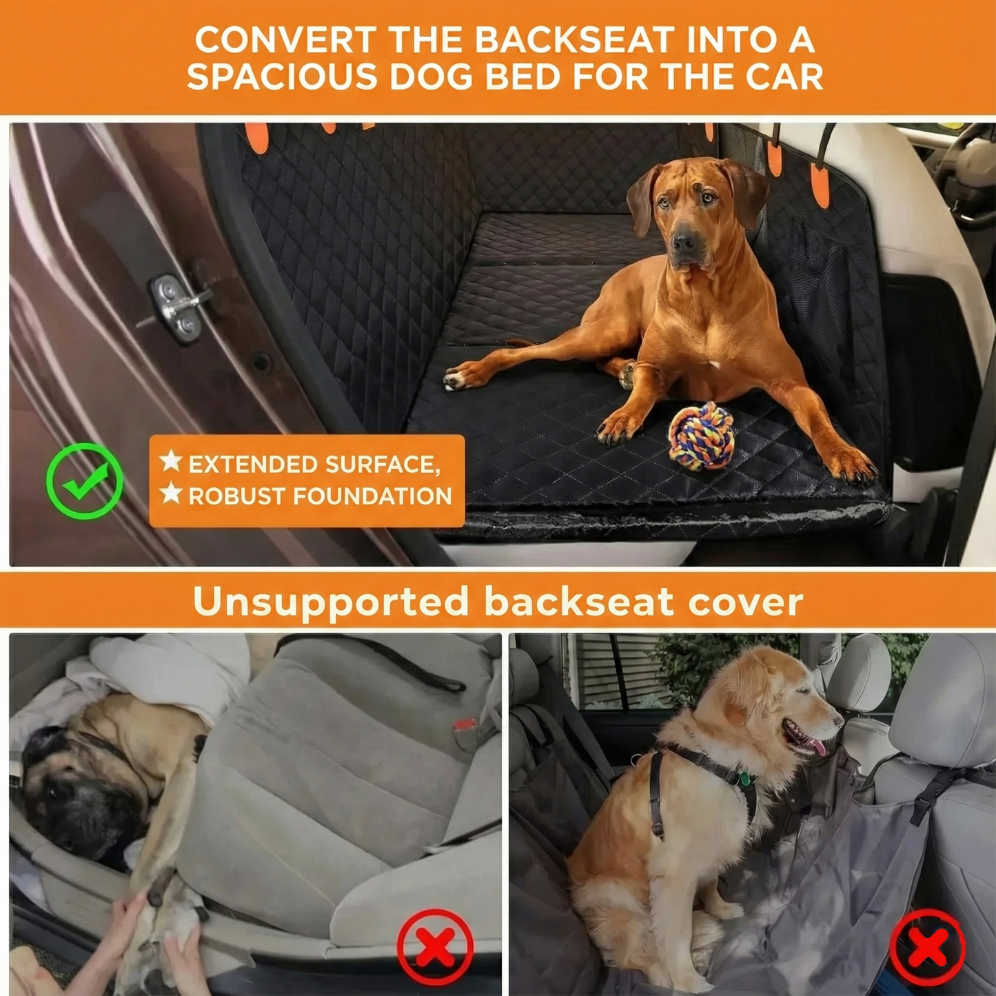 Paws & Go™ - Give your dog its own safe place during road trips