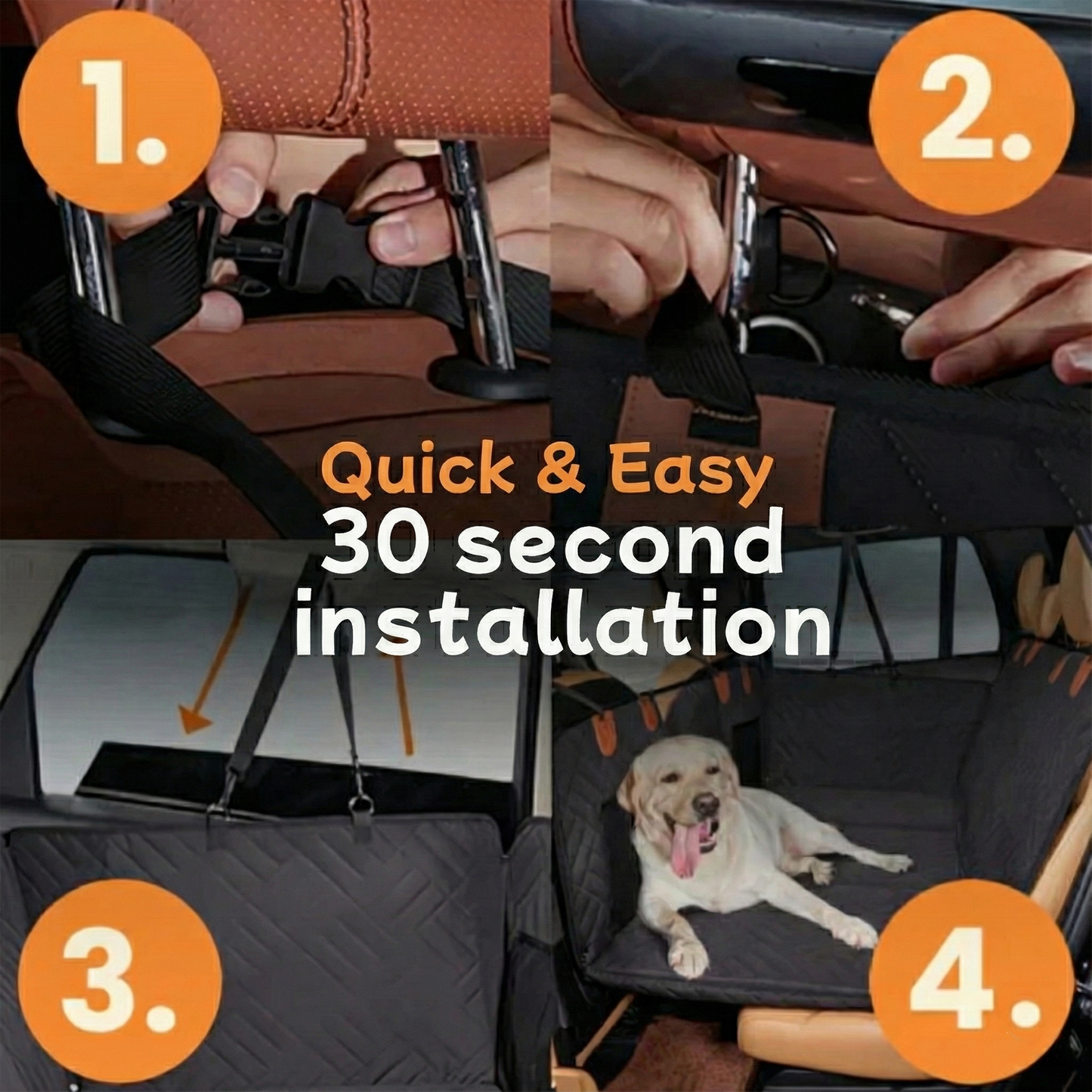 Paws & Go™ - Give your dog its own safe place during road trips