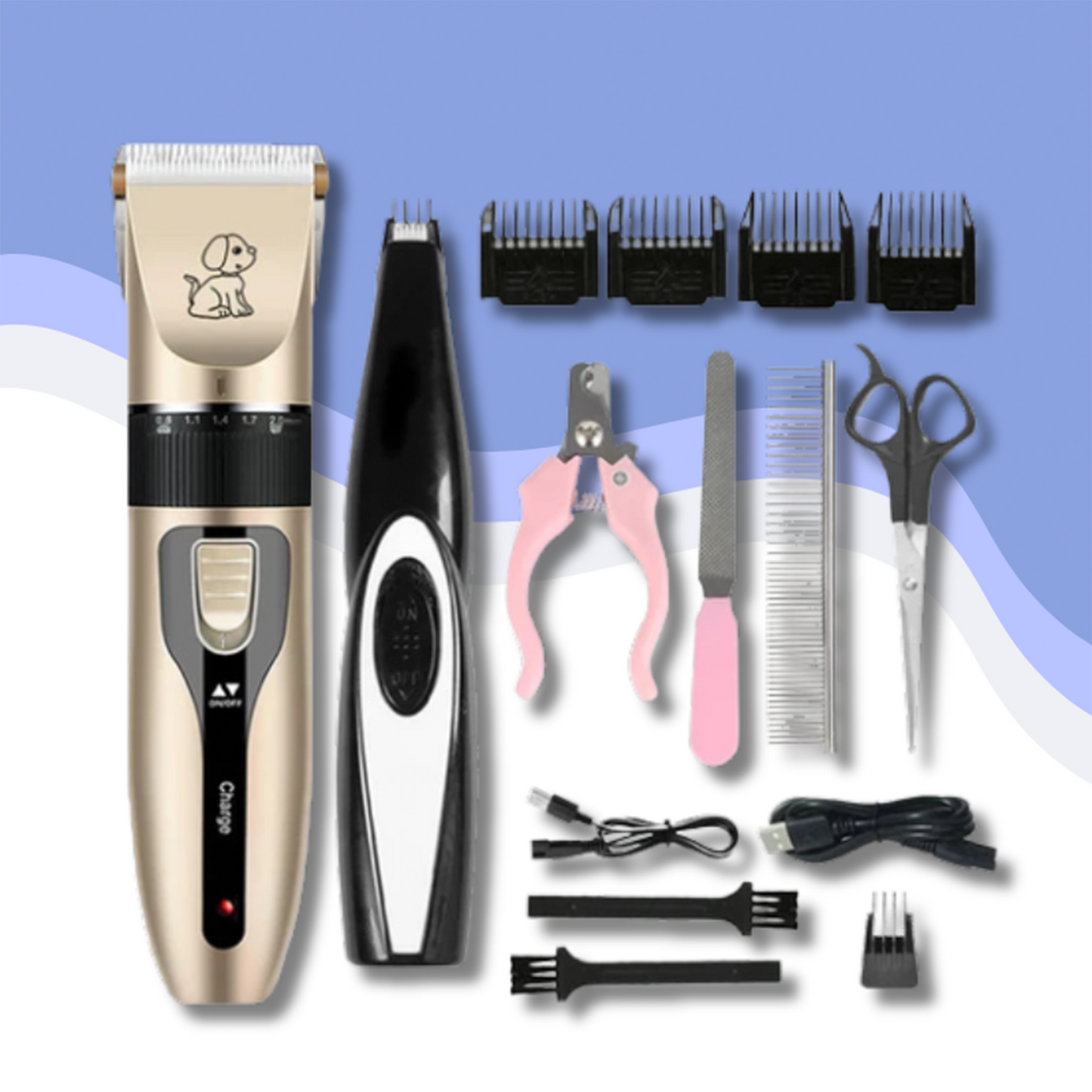 GroomPro™ – The Ultimate Home Grooming Kit for a Shiny Coat!