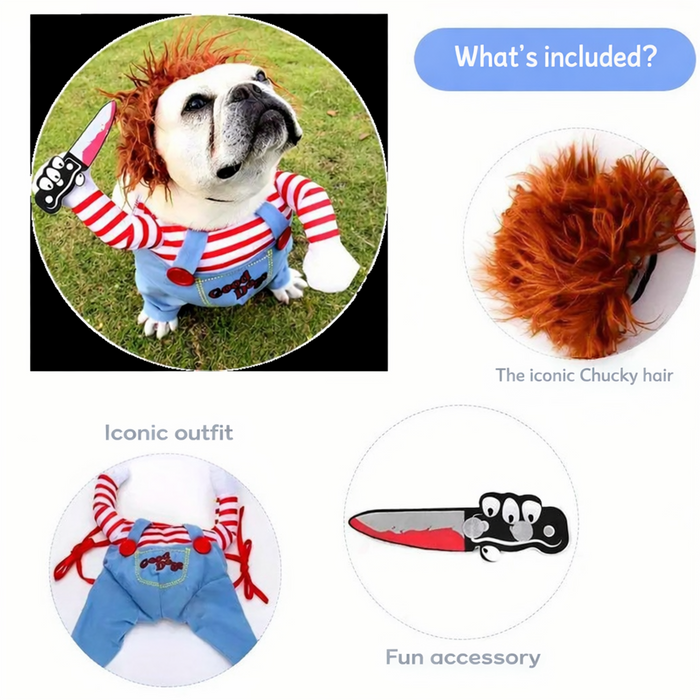 Chucky™ - The spooky costume for your pet
