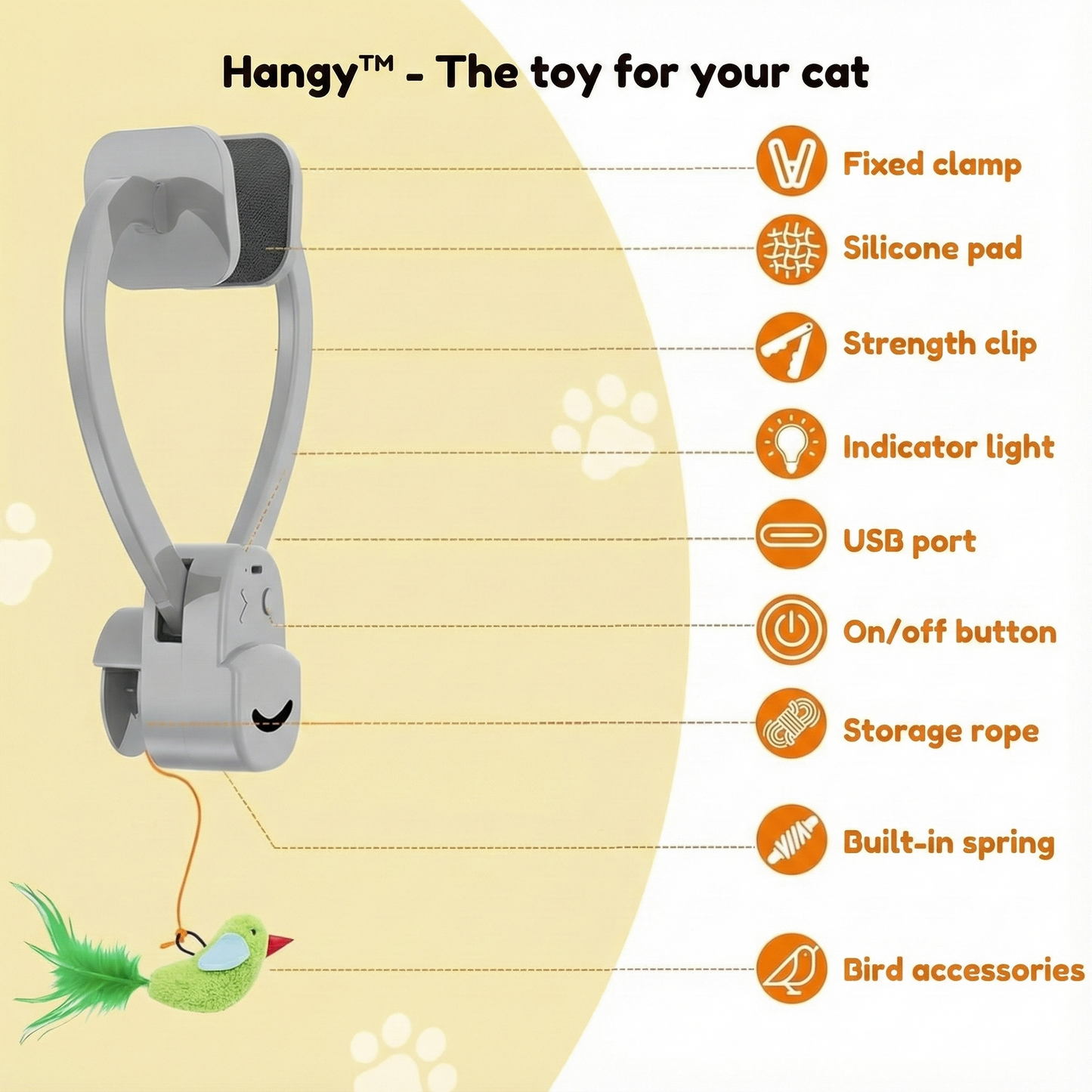 Hangy™ - No more boredom for your cat