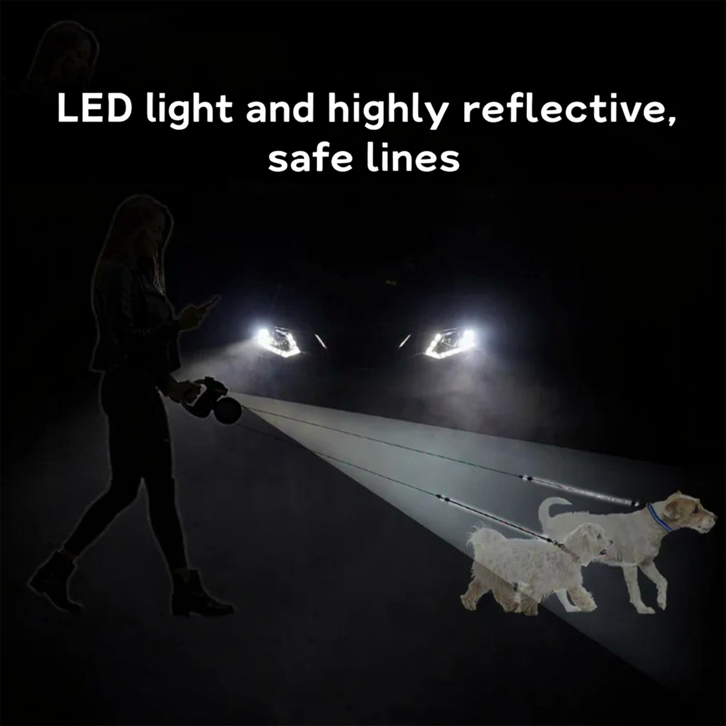 WalkEase™ - The smart way to walk two dogs at the same time in a relaxed manner