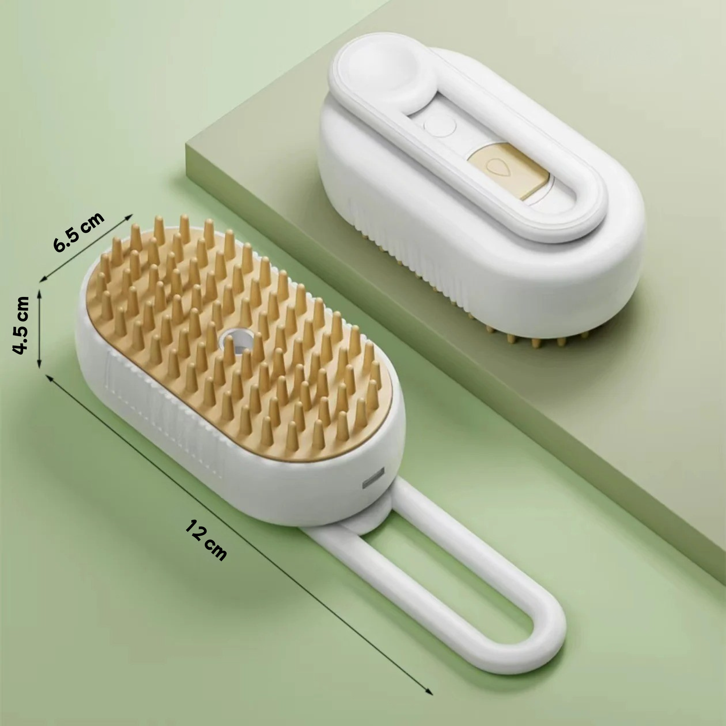 Brushy™ - The steam massage brush for relaxing care for dogs and cats