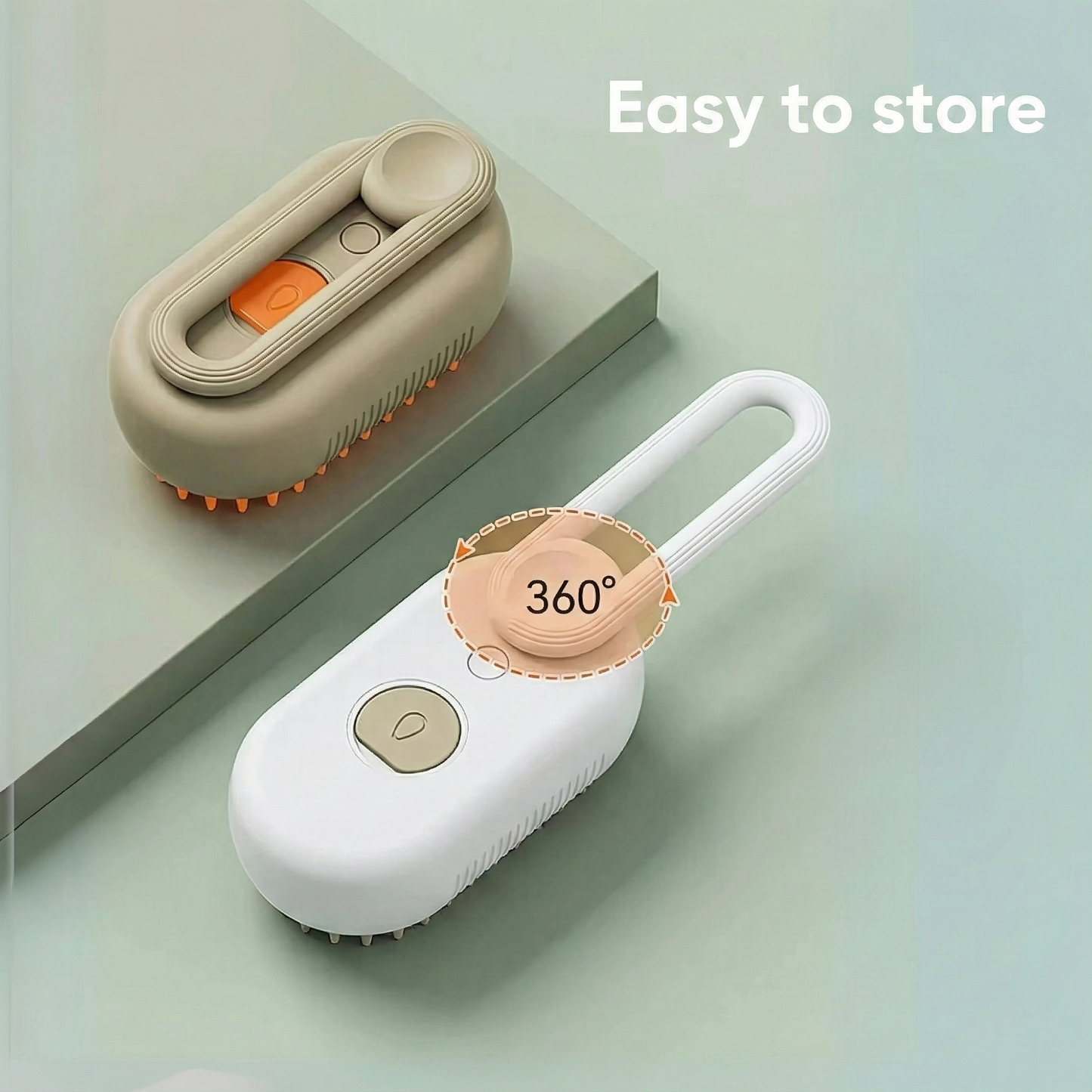 Brushy™ - The steam massage brush for relaxing care for dogs and cats