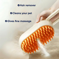 Brushy™ - The steam massage brush for relaxing care for dogs and cats