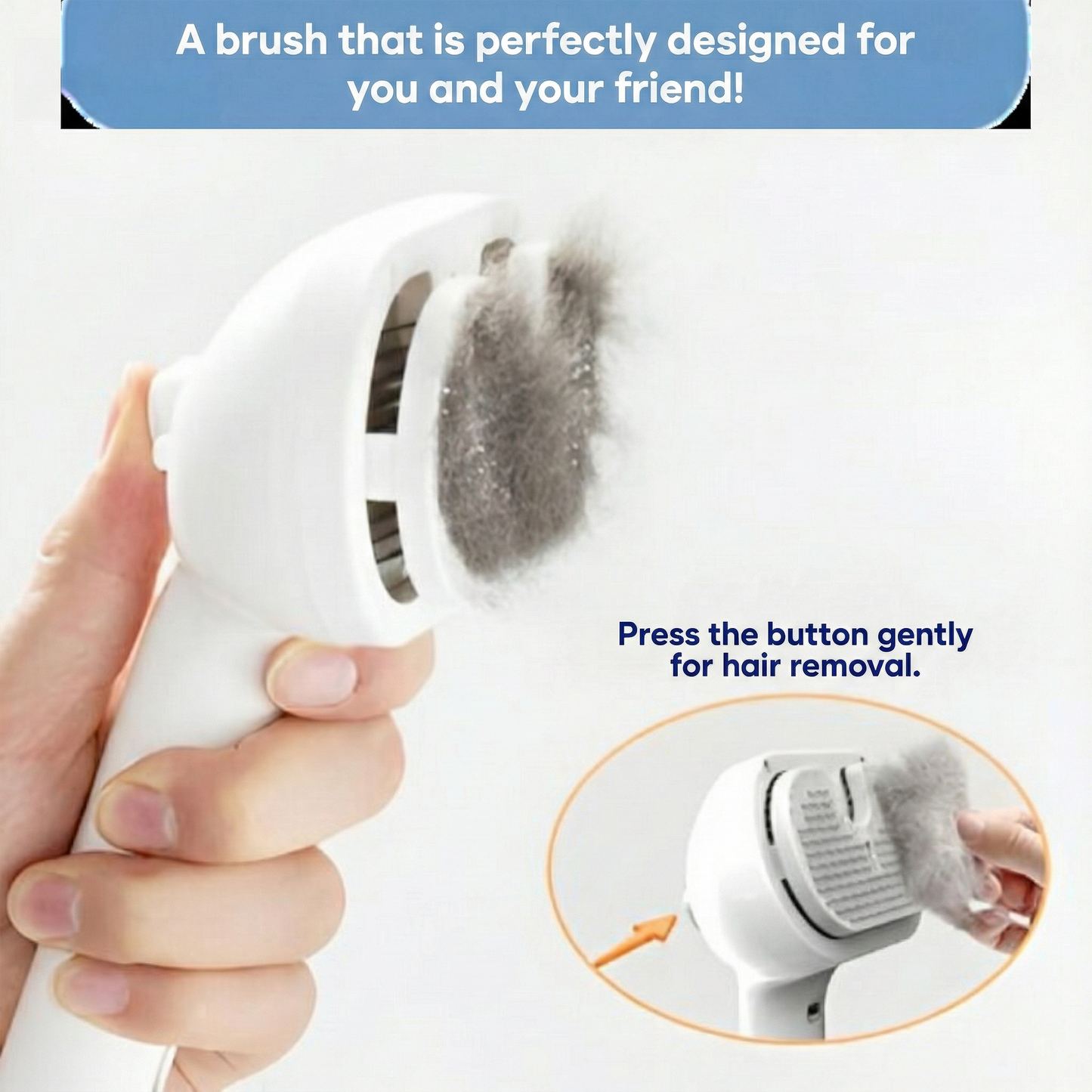 Purrfect Puff™ - No more flying hair